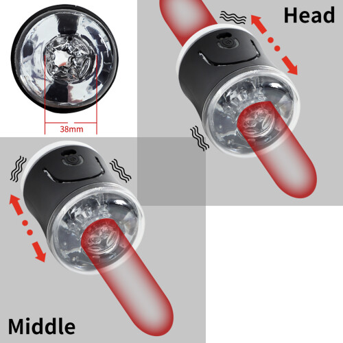 Masturbator Pocket Pussy mit 9 Vibrationsmodi 1