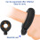 Inflatable Cock Ring with Removable Pump Testicle Ring Glans Ring 2