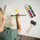 4 rubberen brayerrollers voor kinderen, handmatige inktroller 11