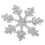 Sneeuwvlok Vormige Ijzeren Rhinestone Patch Mode DIY 6