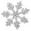 Sneeuwvlok Vormige Ijzeren Rhinestone Patch Mode DIY 4