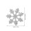 Sneeuwvlok Vormige Ijzeren Rhinestone Patch Mode DIY 3