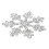 Sneeuwvlok Vormige Ijzeren Rhinestone Patch Mode DIY 8