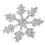 Sneeuwvlok Vormige Ijzeren Rhinestone Patch Mode DIY 10