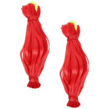 200St Nylon Mesh Tas Rood Voor Fruit Opbergen En Beschermen