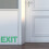 Exit Luminösa Vägghäfta Nödutgång 6,5 X 19 Cm 9