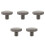 5Pcs Trumpetskruvar Ringdragsskruvar Tillbehör (Silver) 1