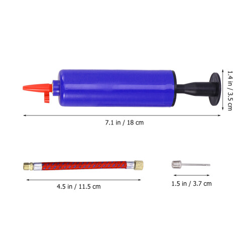Mini Luftpumpa Med Lufttrycksnål Adapter För Bollar 1