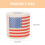 2 Amerikanska Flaggan Tissuepapper Badrumspapper Tissue 2
