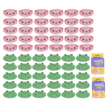 60pcs Animal Shaped Mouth Strips for Snoring Prevention