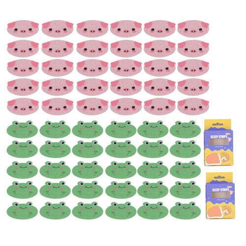 60pcs Animal Shaped Mouth Strips for Snoring Prevention