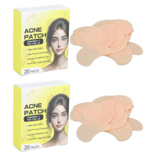 40pcs Pimple Healing Patches Hydrocolloid Stickers