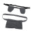 (Gray) Adjustable Mastectomy Drain Holder with Shower Bag Blue 3