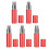 (Red) 5pcs 10ml Flat Top Glass Spray Bottles Empty Black 2