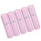 (Roseate) 5pcs 10ml Flat Top Glass Spray Bottles Empty Black 5