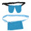 (Blue) Adjustable Mastectomy Drain Holder with Shower Bag Blue 2