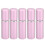 (Roseate) 5pcs 10ml Flat Top Glass Spray Bottles Empty Black 3