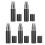 (Black) 5pcs 10ml Flat Top Glass Spray Bottles Empty Black 2