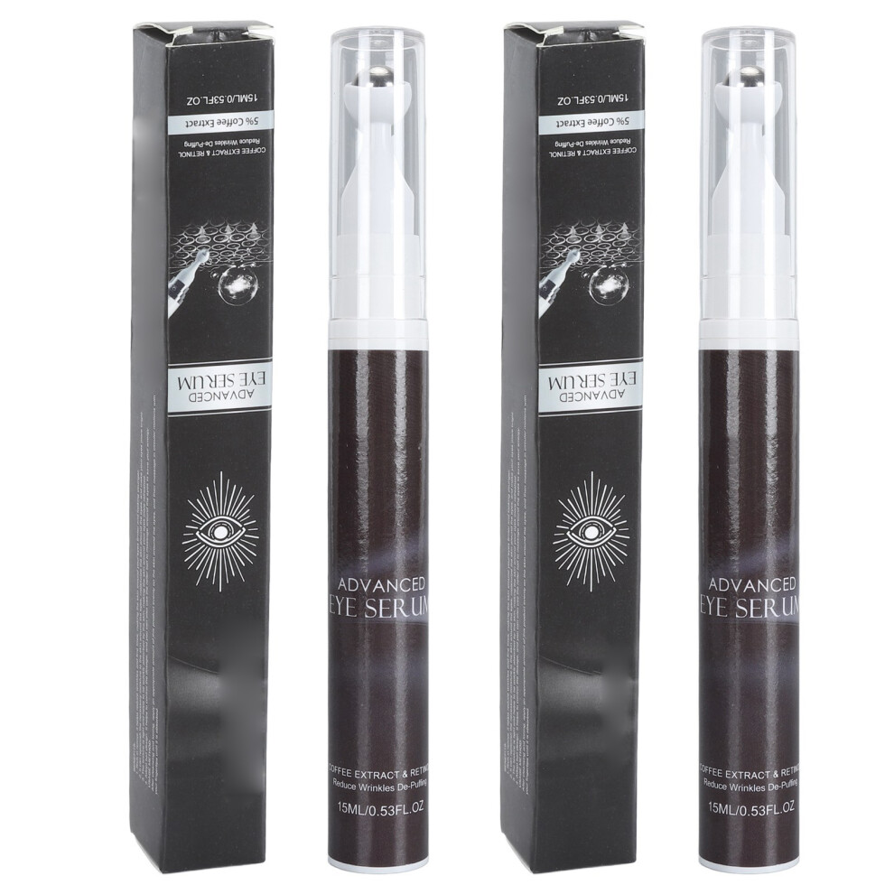 2Pcs Eye Serum Roller Cream 15ml Dark Circle Wrinkles