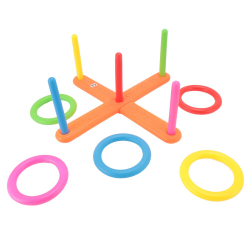 Kreis-Werfen Spielset - 5 bunte Ringe für Kinder 2