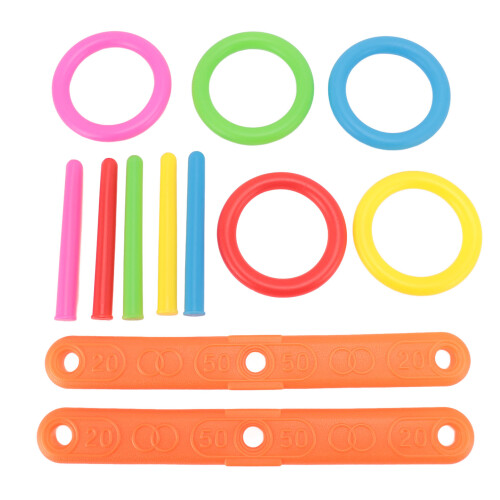 Kreis-Werfen Spielset - 5 bunte Ringe für Kinder 1