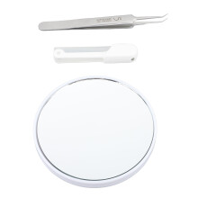 LED Blackhead Tweezers w/ 1.5X Mirror