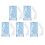500pcs Face Protein Thread Reduce Fine Lines Elasticity Collagen 1