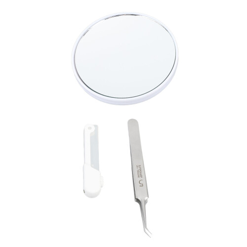 LED Blackhead Tweezers w/ 1.5X Mirror 2
