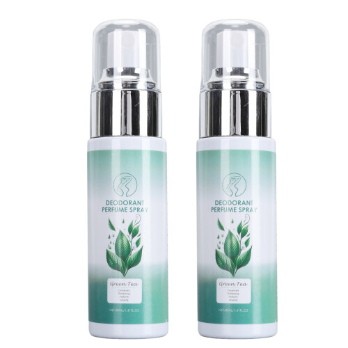 2x Achseldeodorant-Spray 40ml Grüntee-Duft, langanhaltend 1