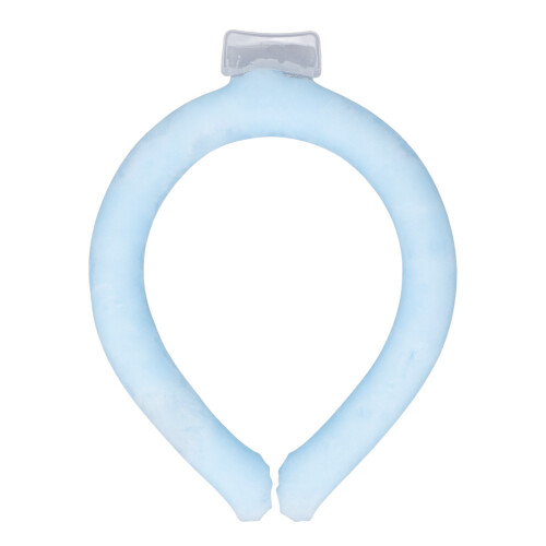 (Blue) Koelende nekband 28C, herbruikbaar, blauw