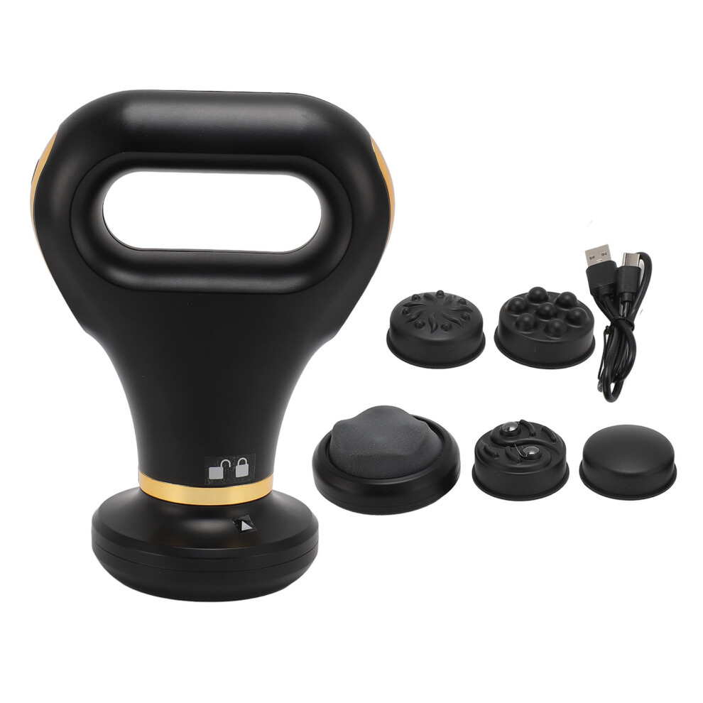 Rechargeable Cellulite Massager with 6 Heads for Abdomen Thighs Butt