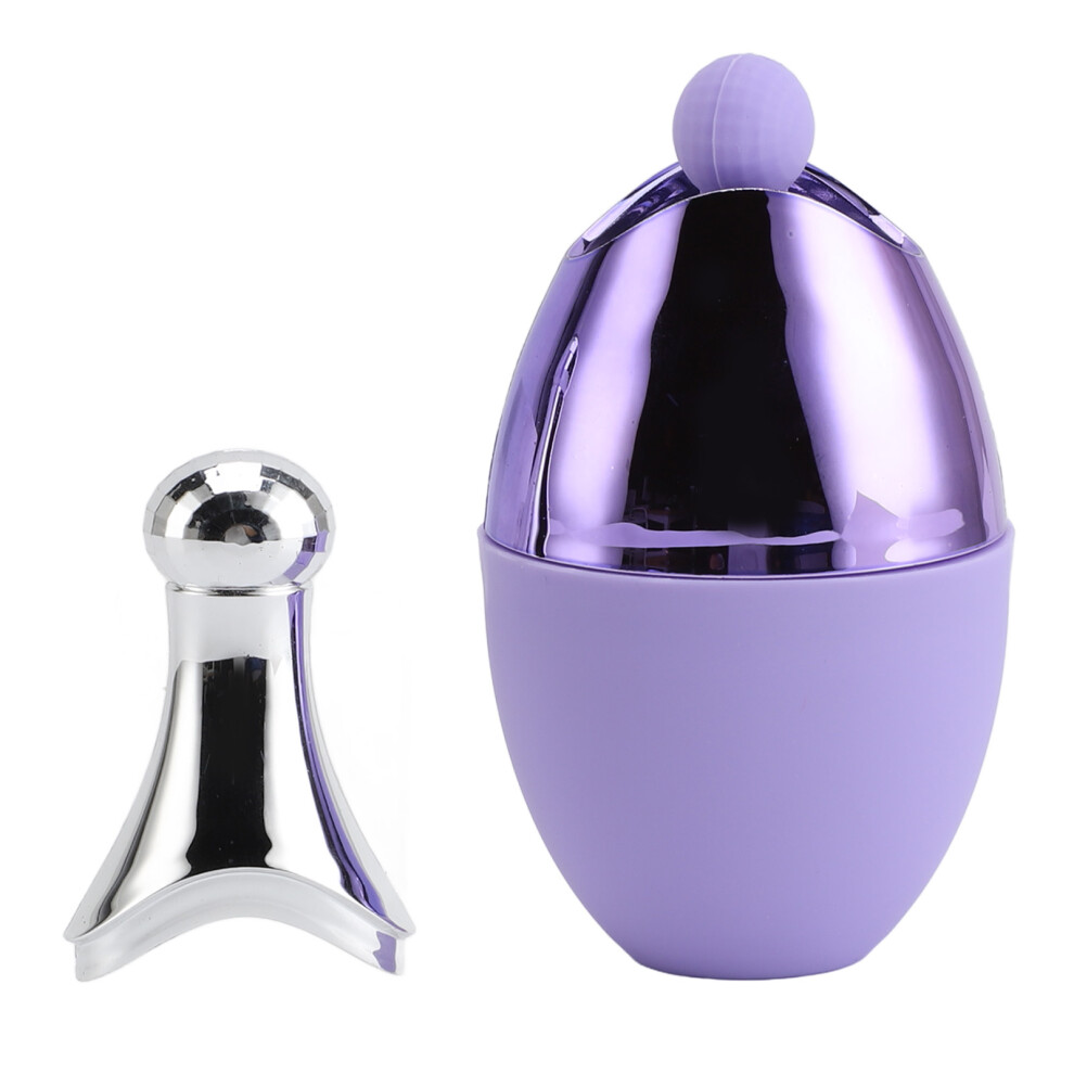 Silicone Face Roller Cooling Massage Tool with Spray Purple