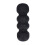 Foam Roller 18 Zoll Schwarz EPP Rillen Massage 1