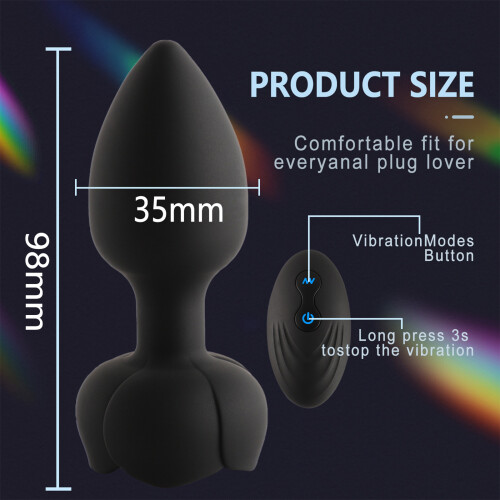Vibrating Butt Plug Prostate Massager 2 Luminous Dice for Couples 2