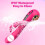 Doppelmotor-Hase-Vibrator Silikon G-Punkt Klitoris-Stimulator 2