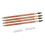 4pcs waterproof eyebrow pencil dual head black coffee brown grey 5