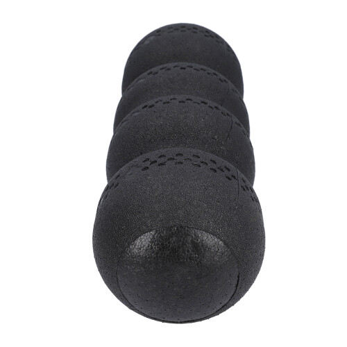 Foam Roller 18 Zoll Schwarz EPP Rillen Massage 2