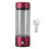 (Rose Red) 450ml Portable Hydrogen Water Bottle Generator 1