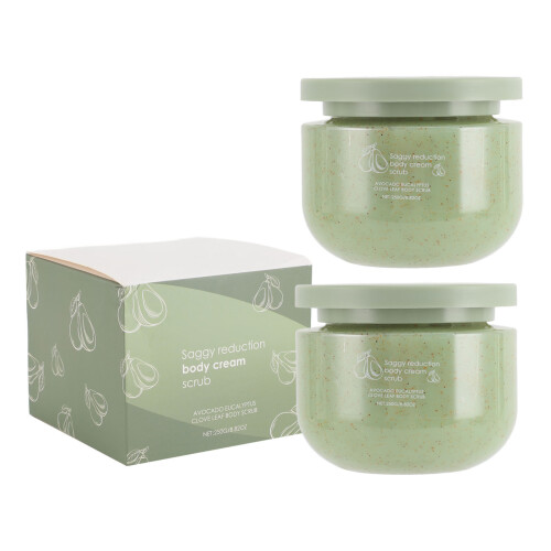 2x 250g Avocado-Bauchpeeling straffend exfoliierend