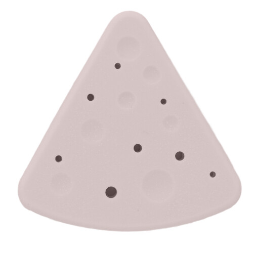 (Chocolate Color) Triangle Silicone Makeup Sponge Holder Light Purple
