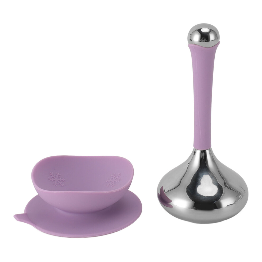 Ice Globes Facial Roller 304 Stainless Steel Cryo Stick with Base