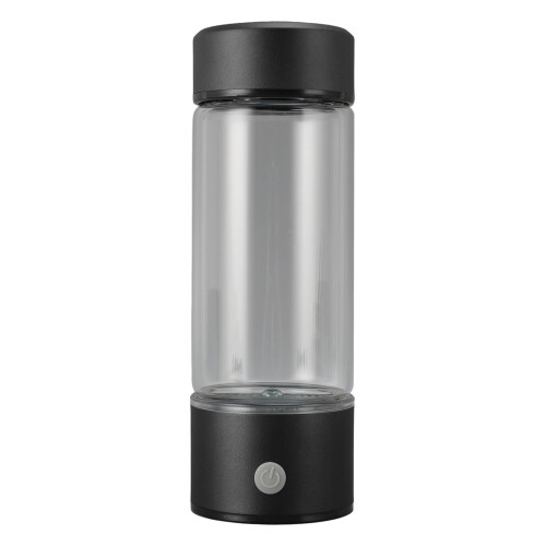 (Black) 450ml Portable Hydrogen Water Bottle Generator 1