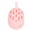 (Pink) Silicone Makeup Sponge Holder Shatterproof Washable Red 4