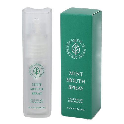 10ml Mint Breath Spray for Instant Oral Freshness