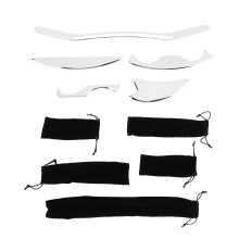 5stk Roestvrij Staal Gua Sha Massage Set Spiermobilisatie