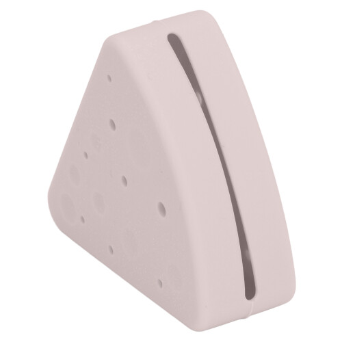 (Chocolate Color) Triangle Silicone Makeup Sponge Holder Light Purple 2