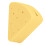 (Yellow) Triangle Silicone Makeup Sponge Holder Light Purple 2
