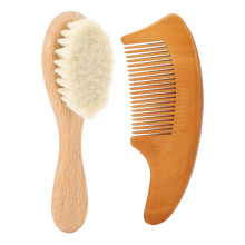 Babyhaarbürste Set Weiche Borsten Buchenholzgriff