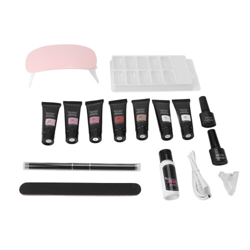UV-Nagellack-Set 20ml mit Basis/Top Coat & 7 Farben 2