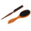 Bristle Hair Brush Set 3 Rows Rounded Teeth Paddle 5